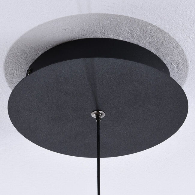 Amber glass pendant lamp with gradient Zahra - 3-step dimmable