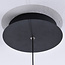 3-step dimmable pendant light Zahra - spherical amber glass