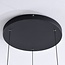 3-step dimmable 3-light Art Deco pendant light Ceylin - various glass colours