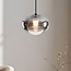 Pendant light Amani with smoked glass and 3-step dimmer