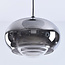 Pendant light Amani of smoked glass with 3-step dimming