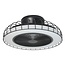 Rotar ceiling fan with integrated dimmable LEDs