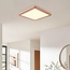 Ceiling lamp Emilie, wood look, 3-step dimmable, IP44