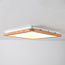 Ceiling lamp Emilie, wood look, 3-step dimmable, IP44