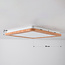 Ceiling lamp Emilie, wood look, 3-step dimmable, IP44