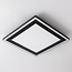 Square ceiling lamp Noella with two lights, 3-step dimmable