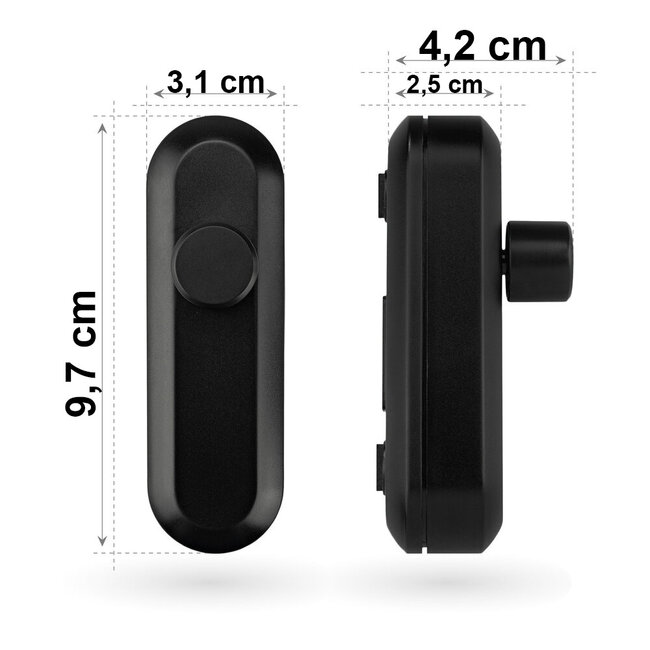 LED Inline dimmer 2-100 watts - Black