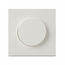 Flush-mounted wall dimmer, black