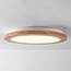 Ceiling lamp, 3-step dimmable with wooden rim - Camille
