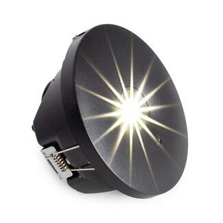 MTSPOT recessed and surface-mounted emergency lighting - Black