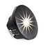 Recessed or surface-mounted emergency lighting MTSPOT in black
