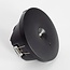 Recessed or surface-mounted emergency lighting MTSPOT in black