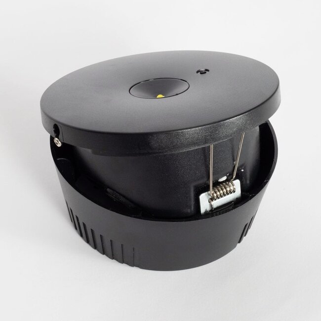 Recessed or surface-mounted emergency lighting MTSPOT in black