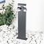 Outdoor floor lamp Jente with adjustable spotlights - anthracite with integrated LED