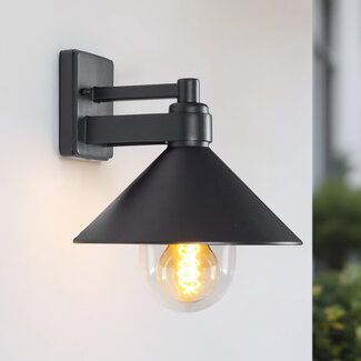 Retro wall lamp, Black