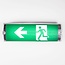 Emergency lighting with transparent cover OTG-KL-1, 6000K, Black