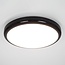 Ceiling light with emergency unit | CCT switch 3000K/4000K/6500K | Black
