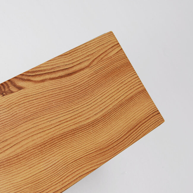 Modern wall lamp in wood effect - Kai