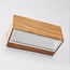 Modern wall lamp in wood effect - Kai