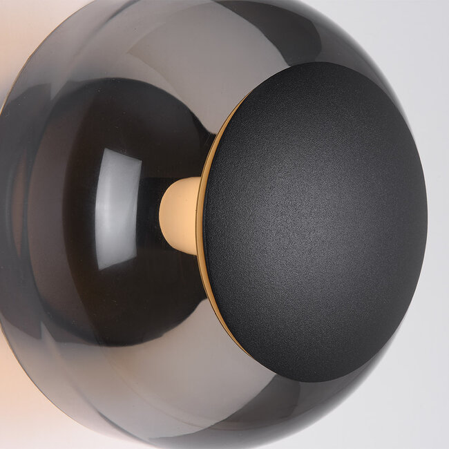 Wall light Jody with glass sphere and integrated LEDs