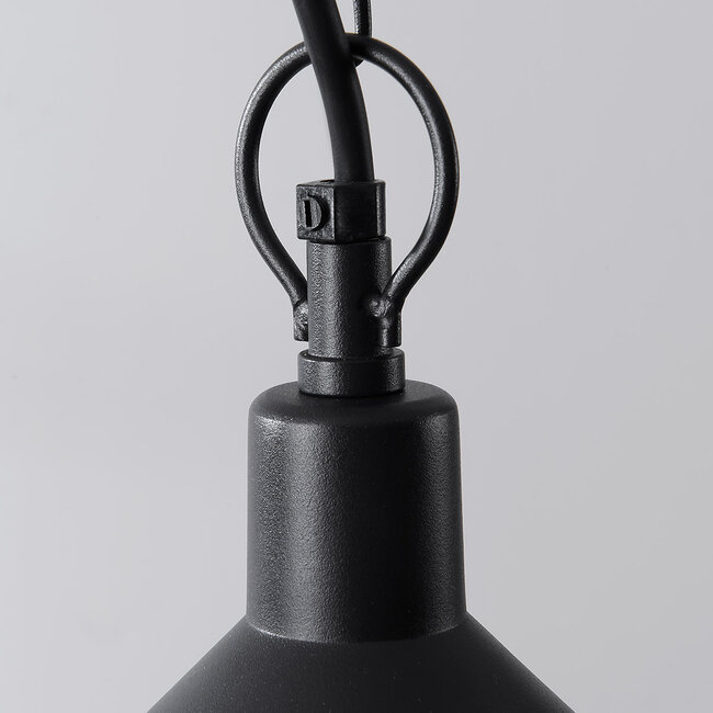 Outdoor pendant lamp Jette - black