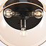 Serres Designer lighting pendant lamp with Amber glass, 3-light