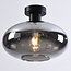 Veda ceiling light with smoked glass