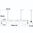 4-light pendant light Morandi - black with semi-open smoked shades