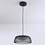 Dimmable pendant light Milani - black with open shade and integrated LED