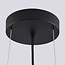Black pendant lamp with open shade and dimmable LEDs - Milani