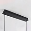 Pendant lamp Kyo 6-light in black and gold