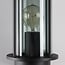 Outdoor wall light Peije smoked glass - black