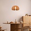 Round wood pendant lamp Ikoma