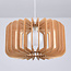 Wooden pendant light Inzai - round