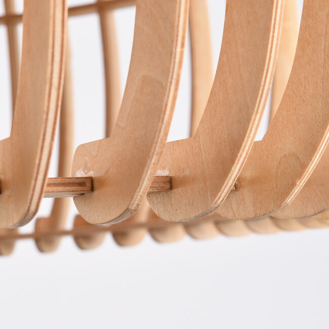 Modern pendant lamp made of wood - Itami