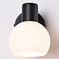 Wall spotlights with opal white glass - Pilou