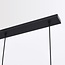 3-light pendant light Vere - smoked glass and black