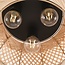 Bamboo ceiling lamp, 3-light - Caia