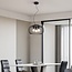 Industrial pendant lamp, Black, 3-light - Cerise