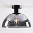 Feija Ceiling Light with Smoked Glass