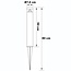 Outdoor floor lamp Tadeo - dark wood colour with integrated LED