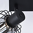 3-light ceiling spotlight Diya - smoked glass with rotatable spotlights