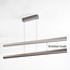 pendant light Miyo - brushed grey with dimmable LED and adjustable wattage