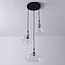 3-light pendant light Trinidad - clear glass