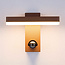Wall light Roberto with sensor - rust brown