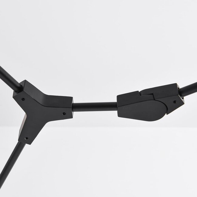 7-light Black with transparent glass - Philip