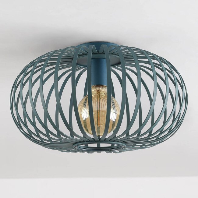 Ceiling lamp Fiore 1-light in sea blue