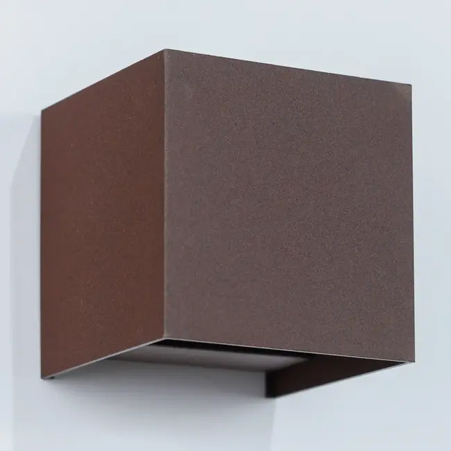 Oliver outdoor wall light - Anthracite with copper