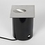 Square recessed outdoor wall light with oval opening 3W - silver
