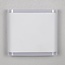 Flat outdoor wall light 6W Arianna - white